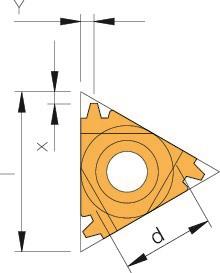 ARNO Plaquettes de filetage 16ER-V-TR103/2,0 AL100
