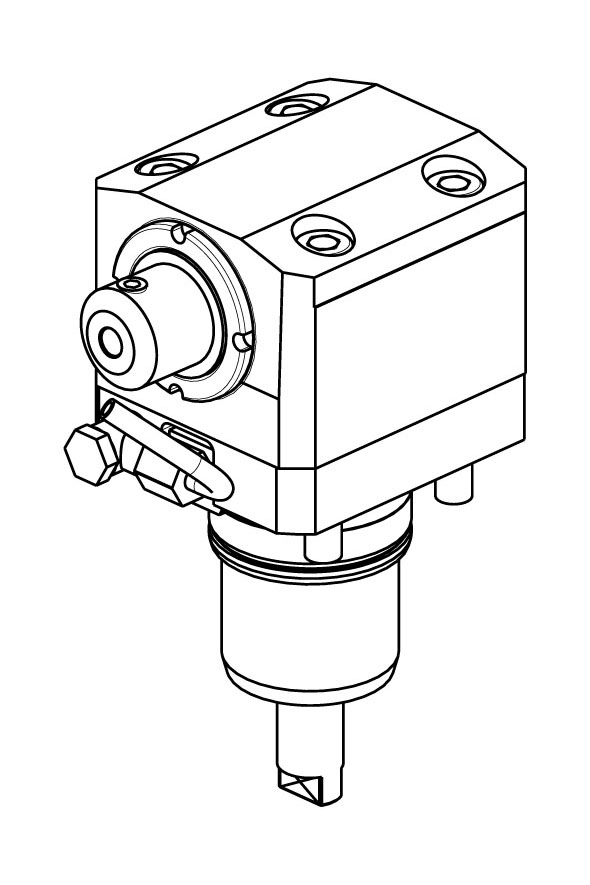 M.T. Axial ang. Wz Innen Polygonieren H=55 