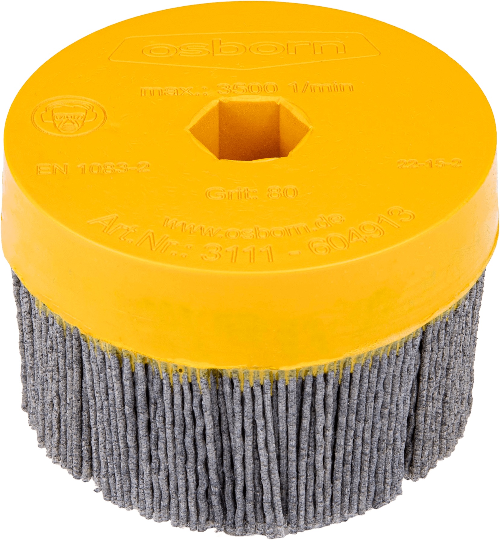 ATB-Tellerbürsten mit Vollbesat_1592529 Osborn ATB-TB D 76/ 70x50 T35 B16hex NHS180Voll