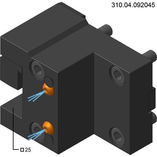 CMZ Radialer Halter für Werkzeuge 25x25