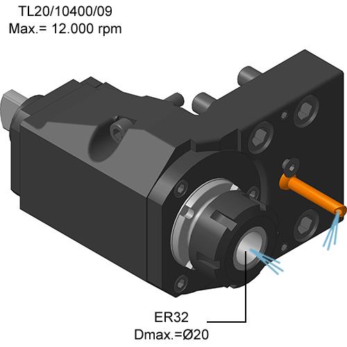 CMZ Radialer Halter für AGW IK 12000 U/min