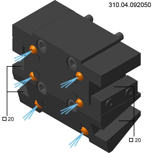 856058_70_1113931 CMZ Porte-outil quatre outils extérieurs 20x20