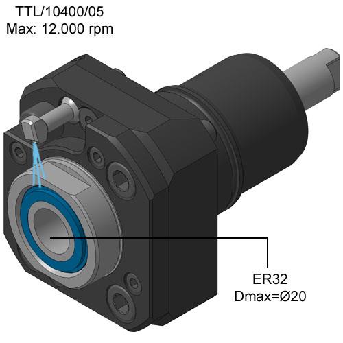 CMZ Radialer Halter für AGW ER32 (12000rpm)