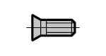 Set of 2 screws ETL-M2x4.1-T6-IP-2SET