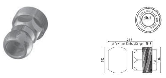 Hirt-Line Adapterstück Kugel Ø 12