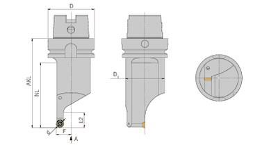 ARNO HSK-T-Drehwerkzeug ST-SRDCL 10-T