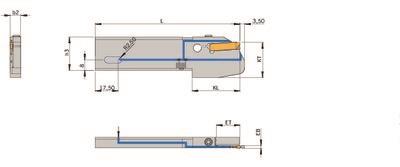 ARNO Abstechklinge KSA 2608R-SA2402-28-ACS2