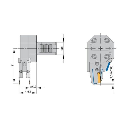 ARNO VDI-Abstechhalter HVDS 30-1-ACS