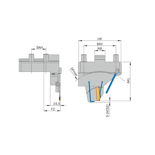 ARNO Halter CMZ mit IK HCMZ-50-60-R-ACS