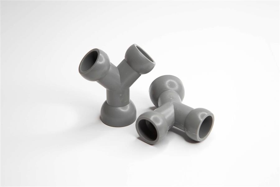 SNAP-LOC 12mm Y-Verteilstück grau 10 Stk
