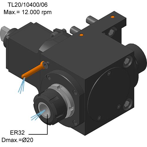 CMZ Axialer Halter für AGW IK 12000 U/min