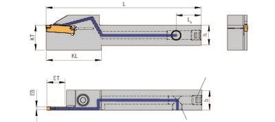 Parting off holder