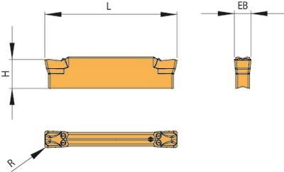 Grooving insert SA24-1502N AN8020