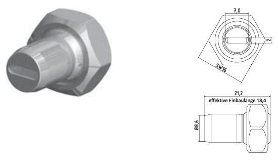 Hirt-Line Düse mit Schlitz 7 x 2.0 mm