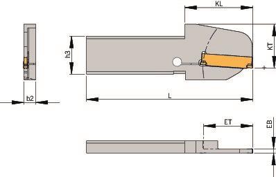 ARNO Abstechklinge KSA 2608L-SA3503-65-ÜK