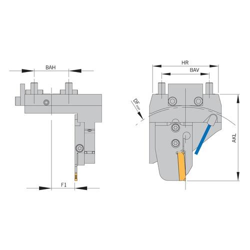 ARNO Abstechhalter HNSA-RB80-R