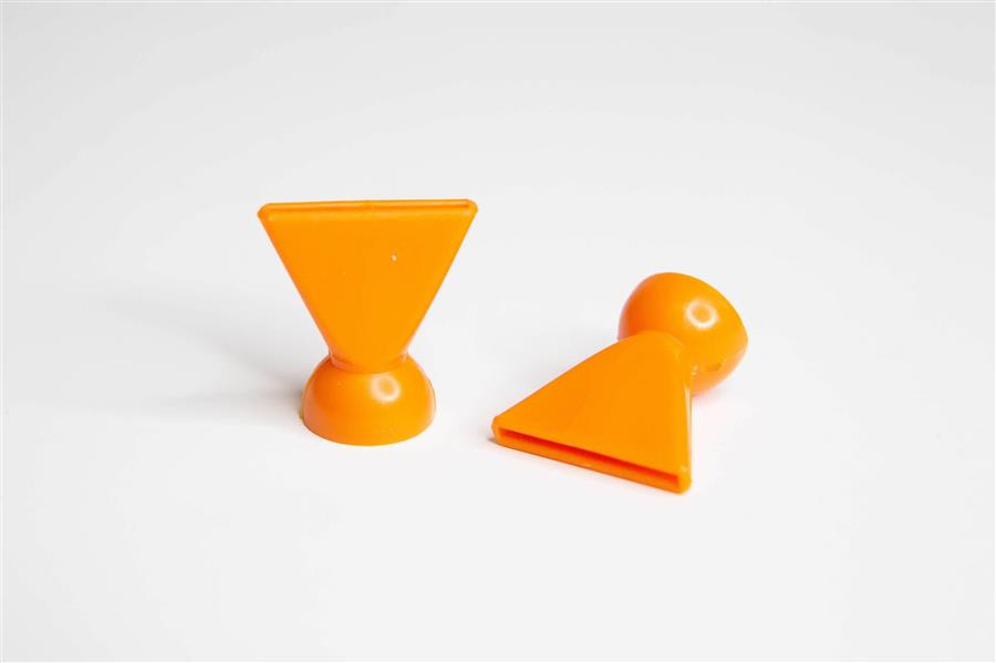 SNAP-LOC 6mm Buse plates orange 25mm 25 pcs