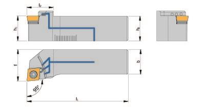 Toolholder external with IC