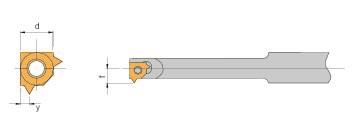 Thread indexable insert