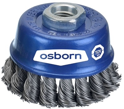 Osborn Topfbürste Ø65 M14x2 gez.Stahldraht 0.35