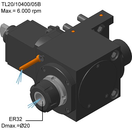 CMZ Axialer Halter für AGW IK/EK 6000 U/min